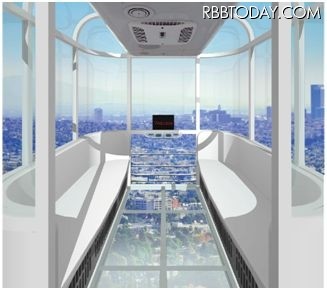 高さ日本一の大観覧車「レッドホース オオサカ ホイール」エキスポシティに - 床が“シースルー”  　大阪：コメント2