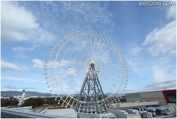 高さ日本一の大観覧車「レッドホース オオサカ ホイール」エキスポシティに - 床が“シースルー”  　大阪：コメント1