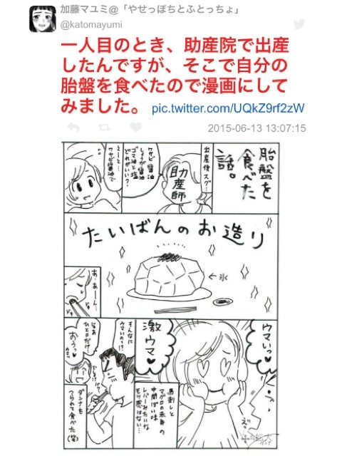 出産直後に「家族で胎盤食べた」　女優・野村佑香の告白に「大丈夫なのか」と心配広がる：コメント14