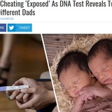 DNA鑑定で父親が異なる双子と判明　母親の浮気が明らかに（中国）